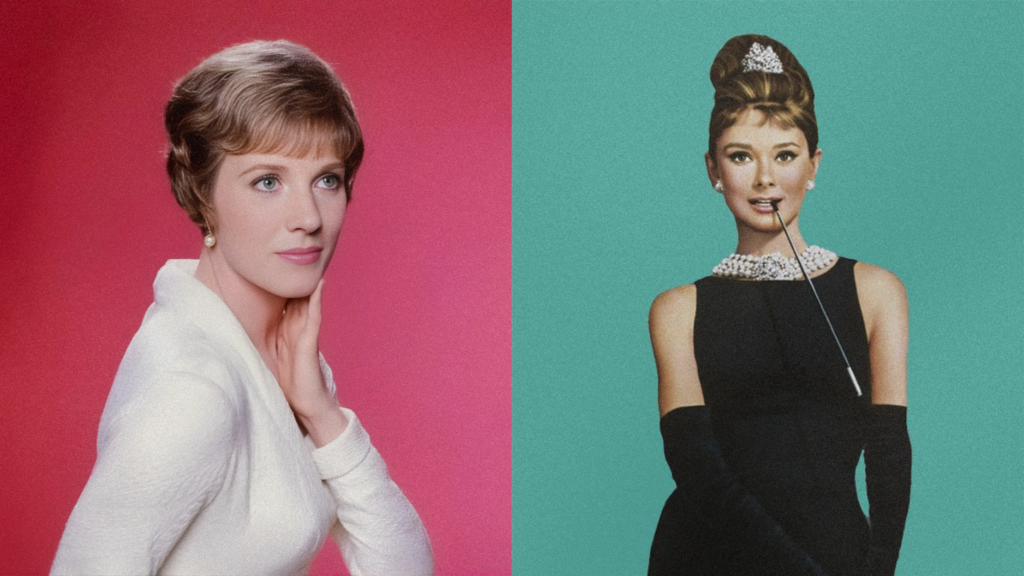 Como Hollywood Criou a Rivalidade Entre Audrey Hepburn e Julie Andrews